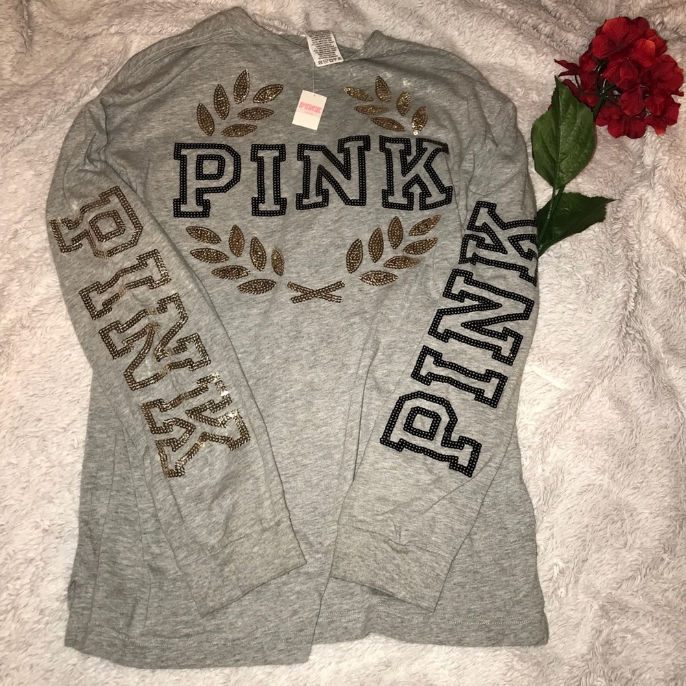 ❤️ SOLD ❤️ NWT RARE VS PINK BLING CREW